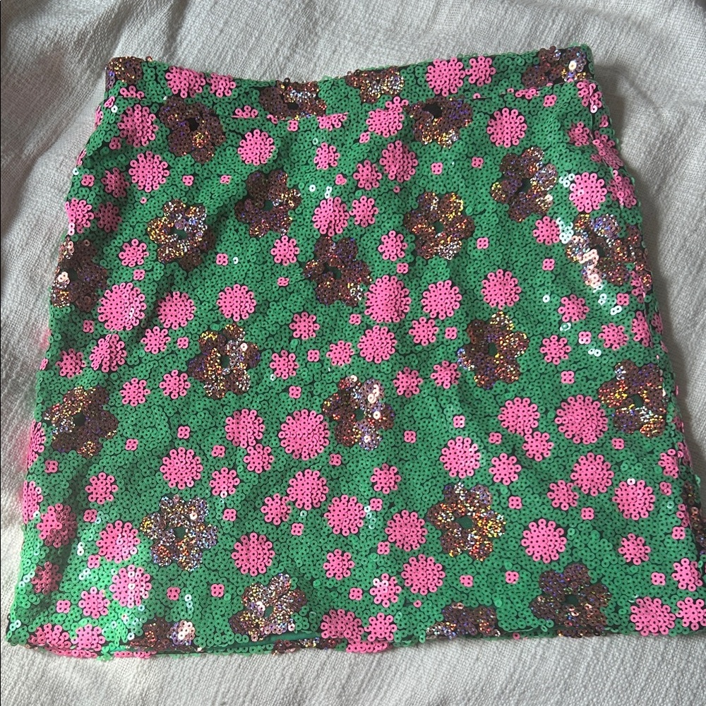 NWT Topshop Sequin Miniskirt Size 6